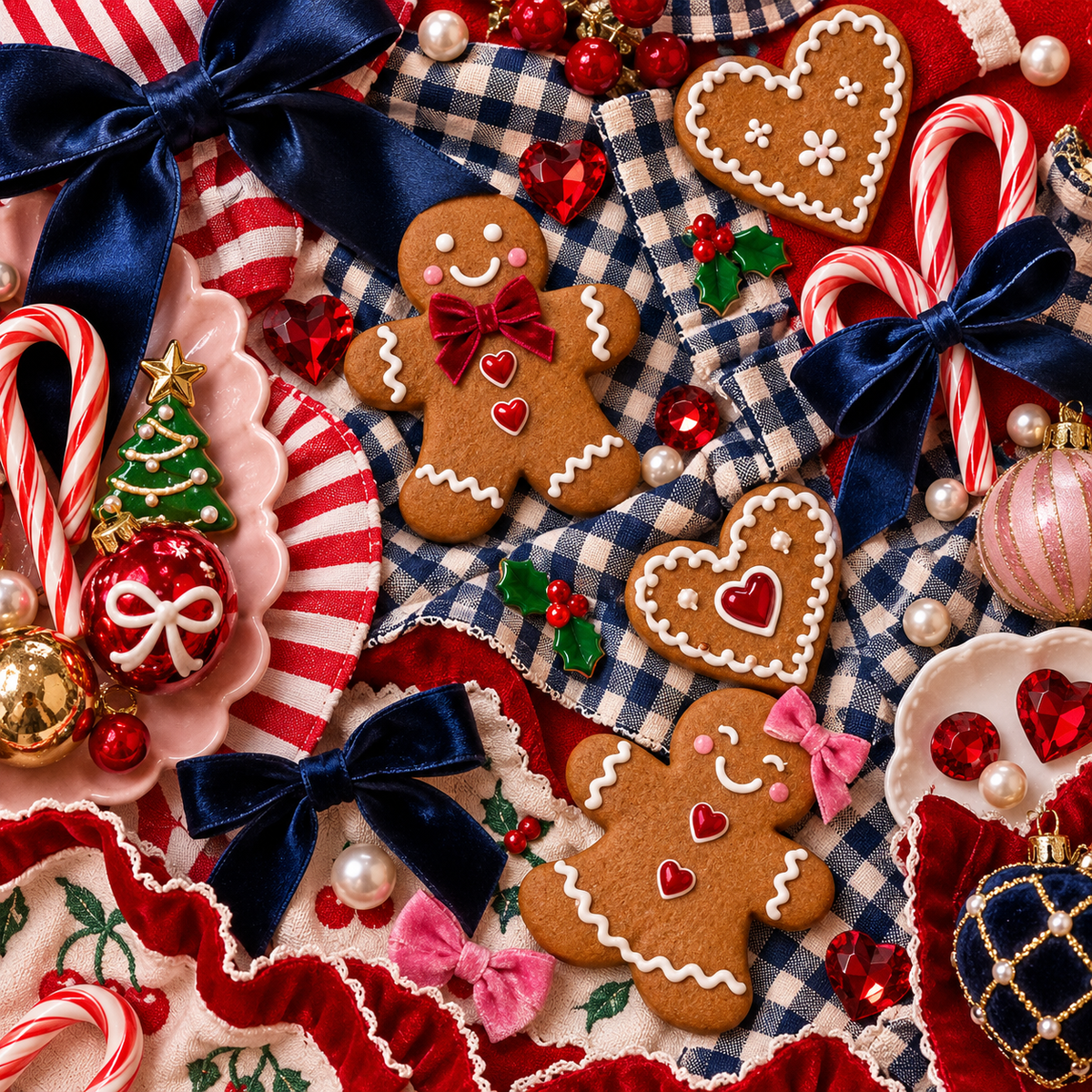 Gingerbread Clash Phone Charm