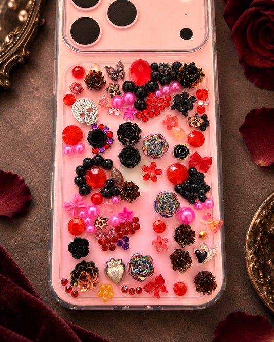 Burgundy Rose Slim Phone Case