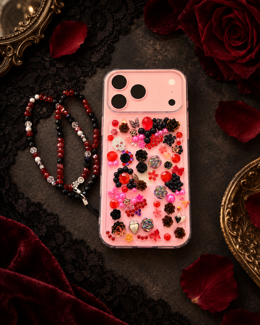 Burgundy Rose Slim Phone Case